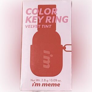 I'M meme color Key Ring Velvet Tint Collection/ baked bricked NIB